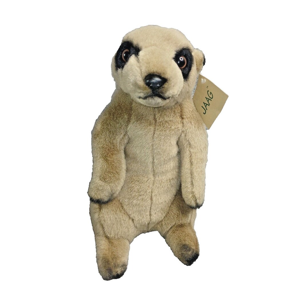 Jaag Meercat Realistic Plush Stuffed Animal Toy New With Tags 10"